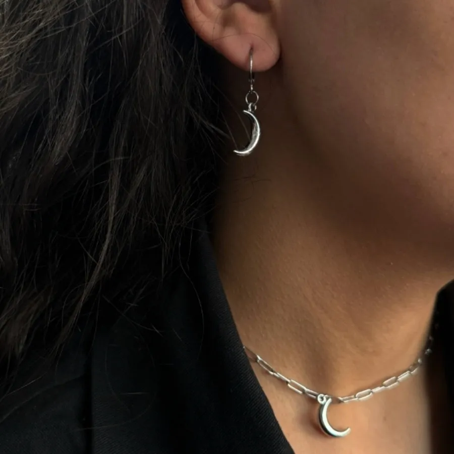 گوشواره ماه سیلور