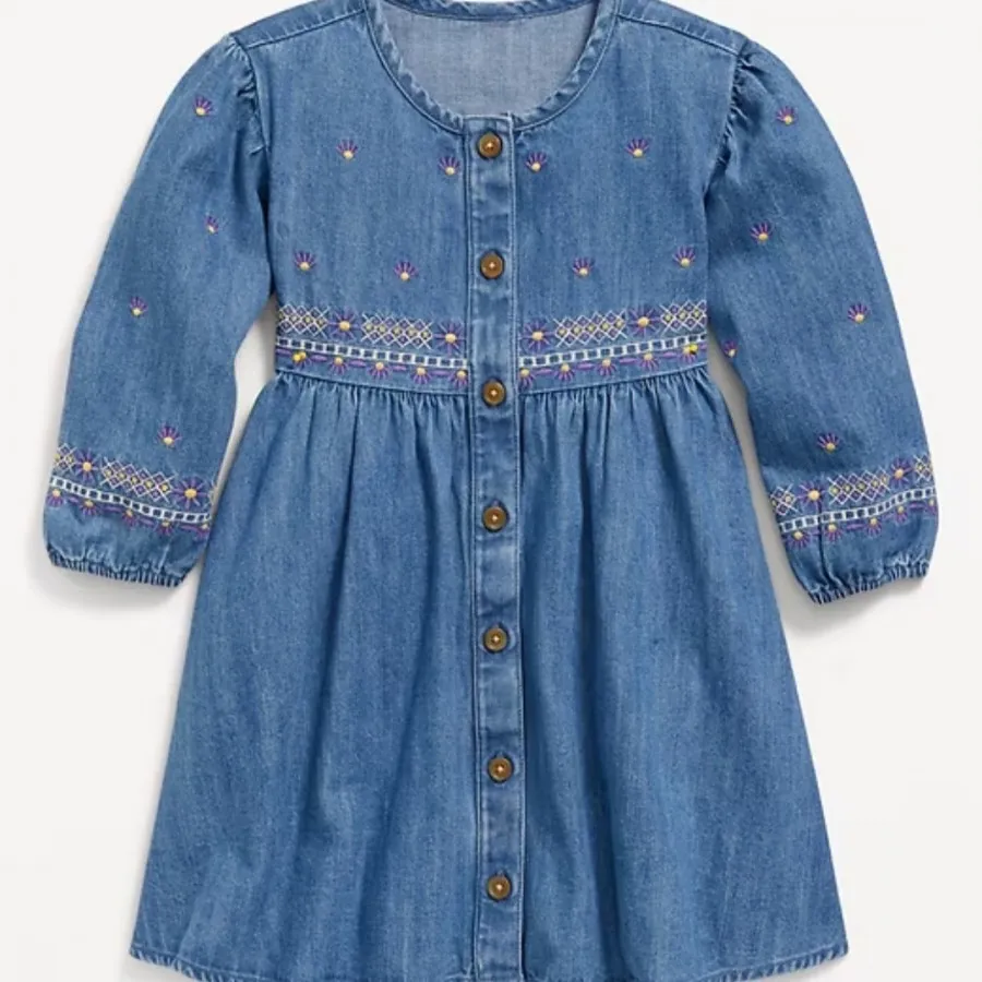 پیراهن جین گلدوزی GAP