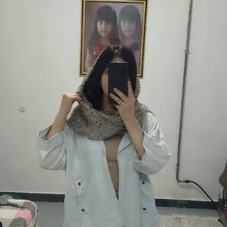 مانتو آبی کمرنگ