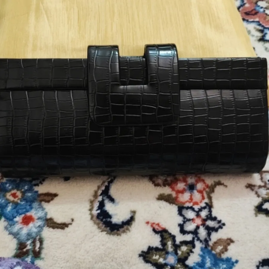 کیف مجلسی چرم مشکی