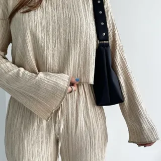 بلوز کراپ پیراهن شومیز