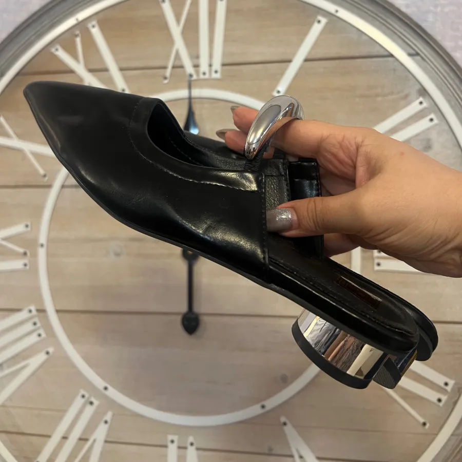 صندل زیبای چرم و استیل