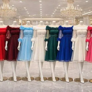 پیراهن عروسکی توری