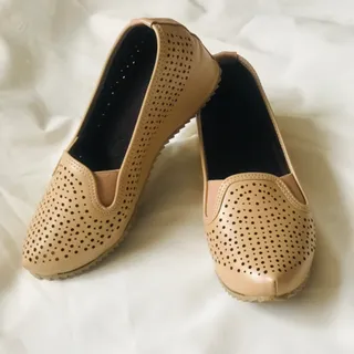 کفش زنانه لژدار نسکافه ای