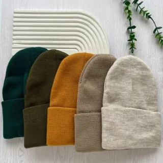 کلاه بافت ساده