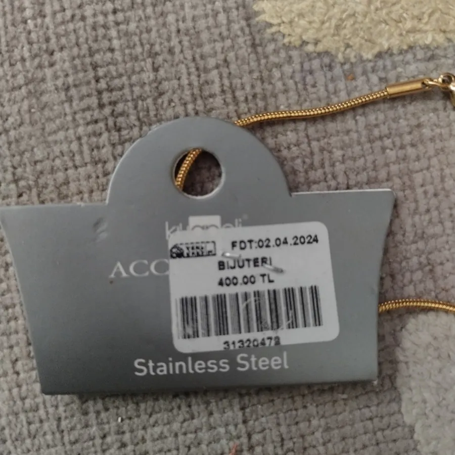 گردنبند استیل زیبا و گوش