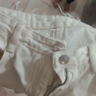 شلوار سفید جین