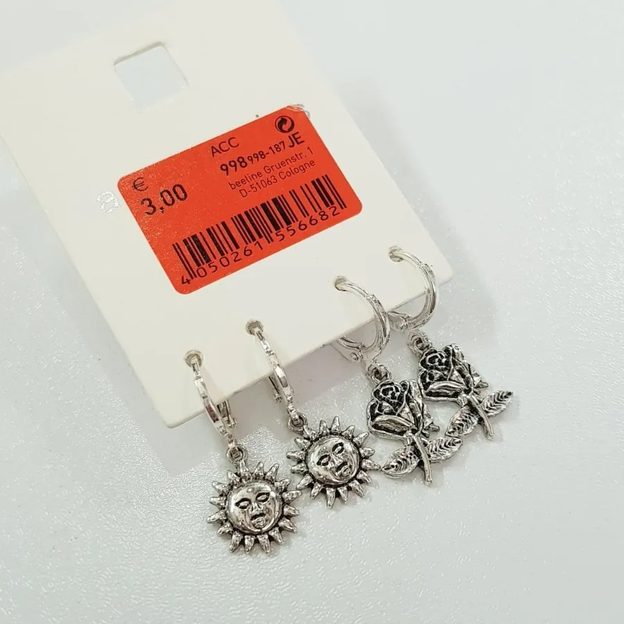 پک دو جفت گوشواره آلمانی