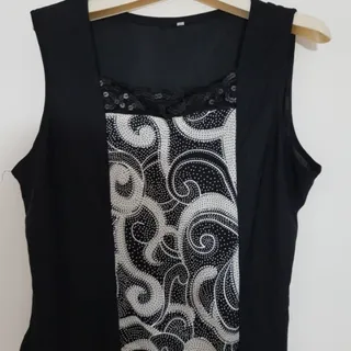 تاپ مشکی مجلسی