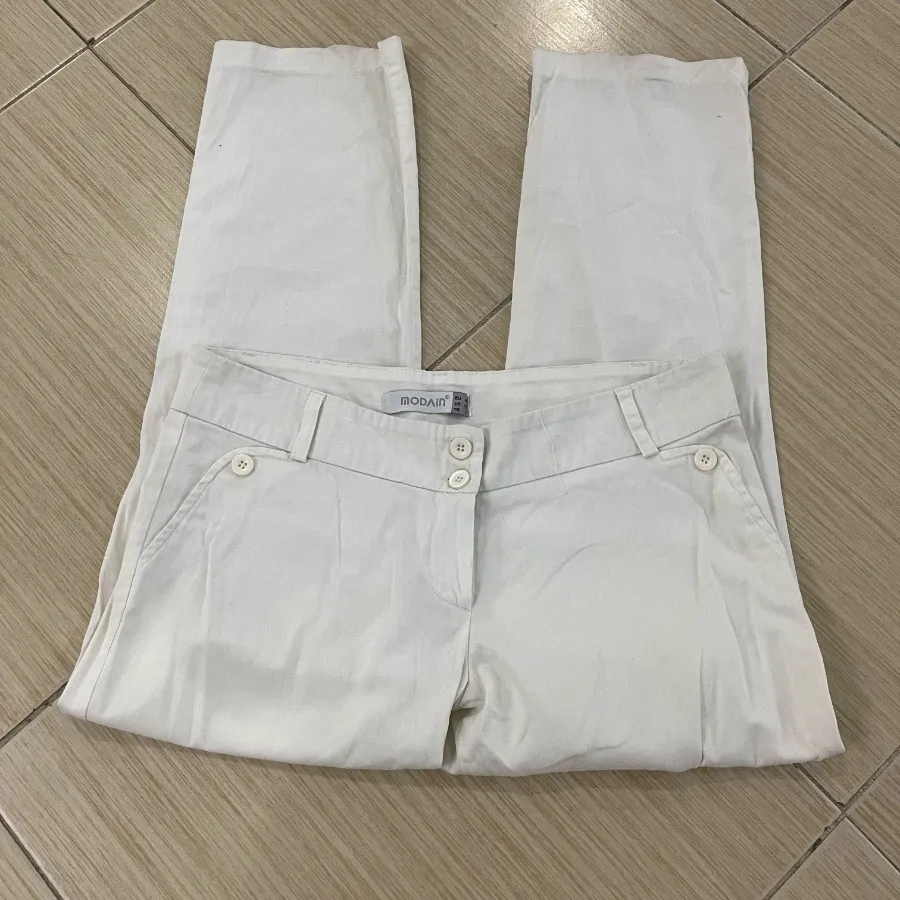 شلوار سفید وارداتی