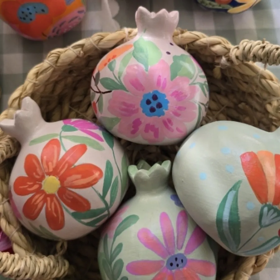 انار های دکوراتیو نقاشی