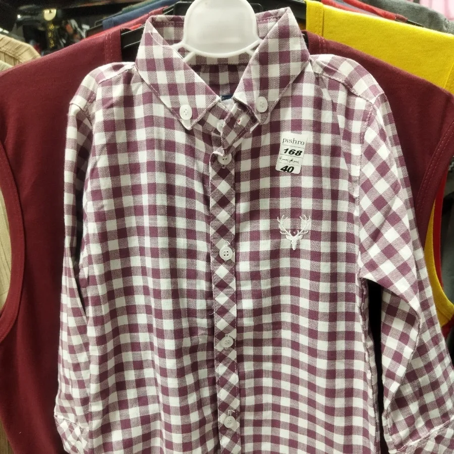 پیراهن آستین بلند پسرانه