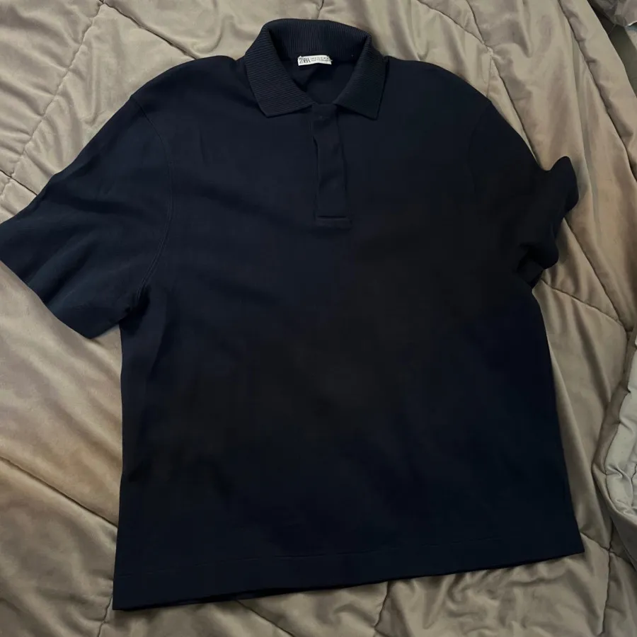 تیشرت 3 دکمه زارا مردانه