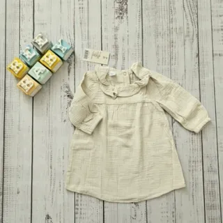 پیراهن موسلین نوزادی دختر