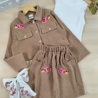 سه تیکه کبریتی گل صورتی