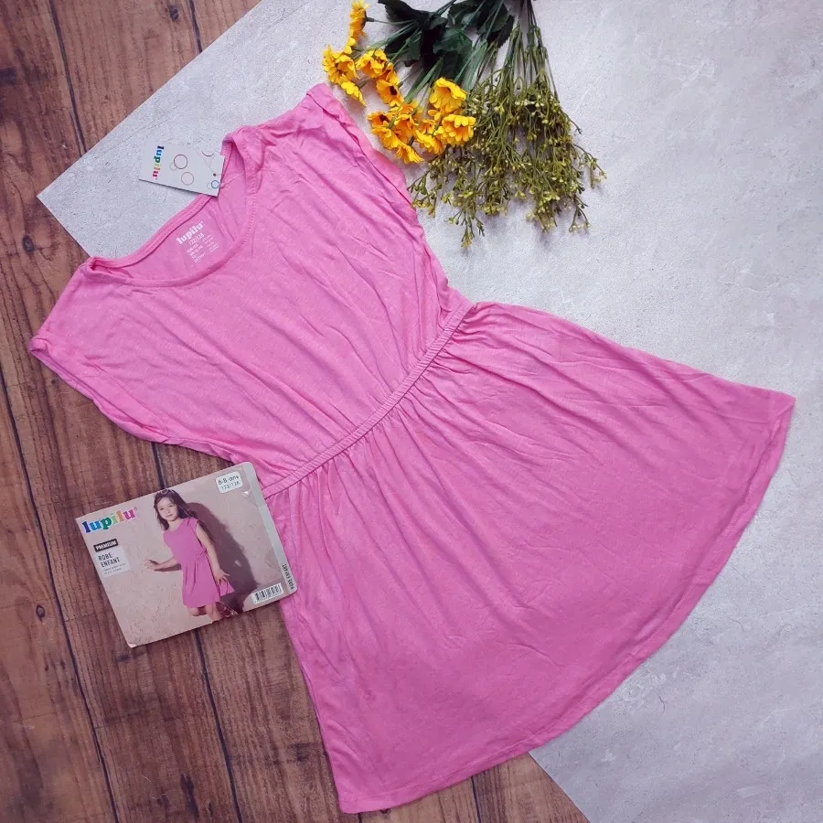 پیراهن نخی دخترانه