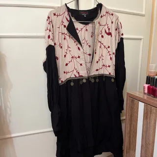 مانتو گلدوزی