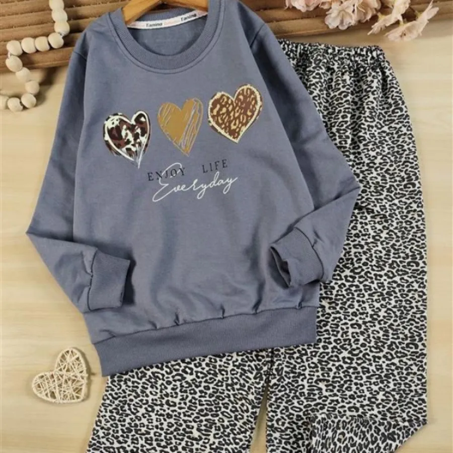 بلوز شلوار سه قلب enjoy