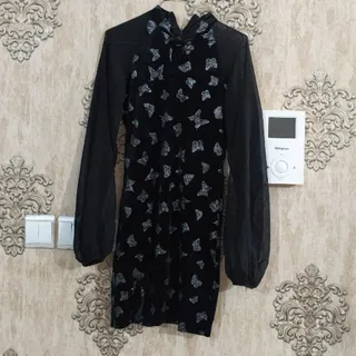 پیراهن مجلسی مخمل حریر