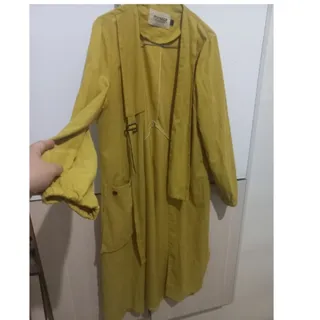 مانتو بارونی خردلی بلند