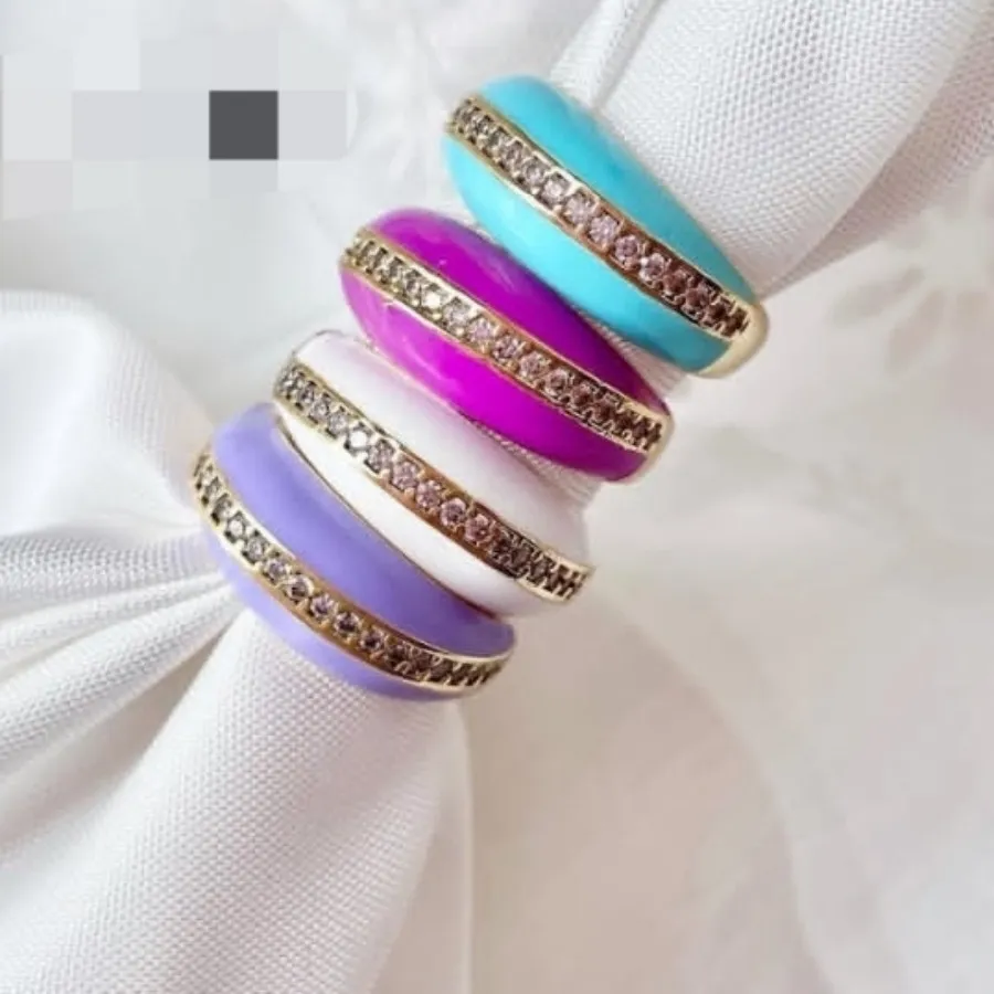 انگشتر میناکاری پرنگین