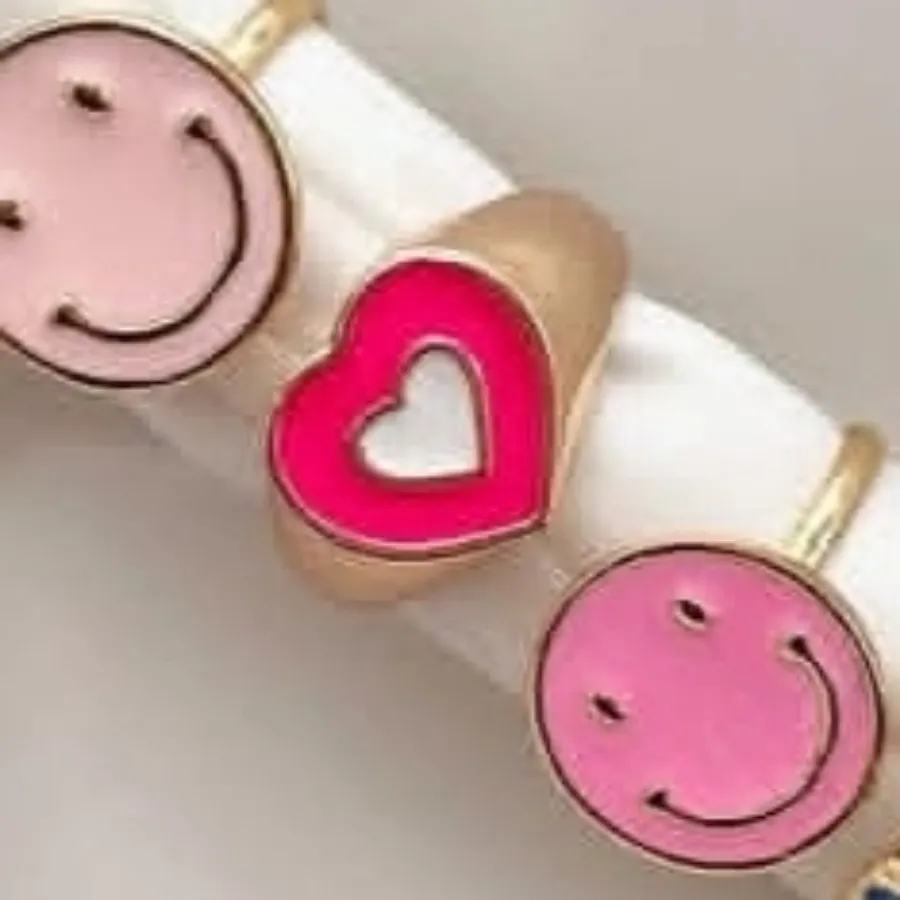 انگشتر قلب میناکاری فری