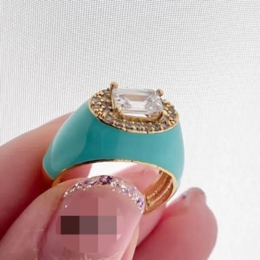 انگشتر میناکاری پرنگین