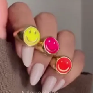 انگشتر اسمایل لبخند فری