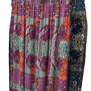 دامن بلند نخی قواره دار