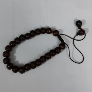 دستبند بامهره های چوبی