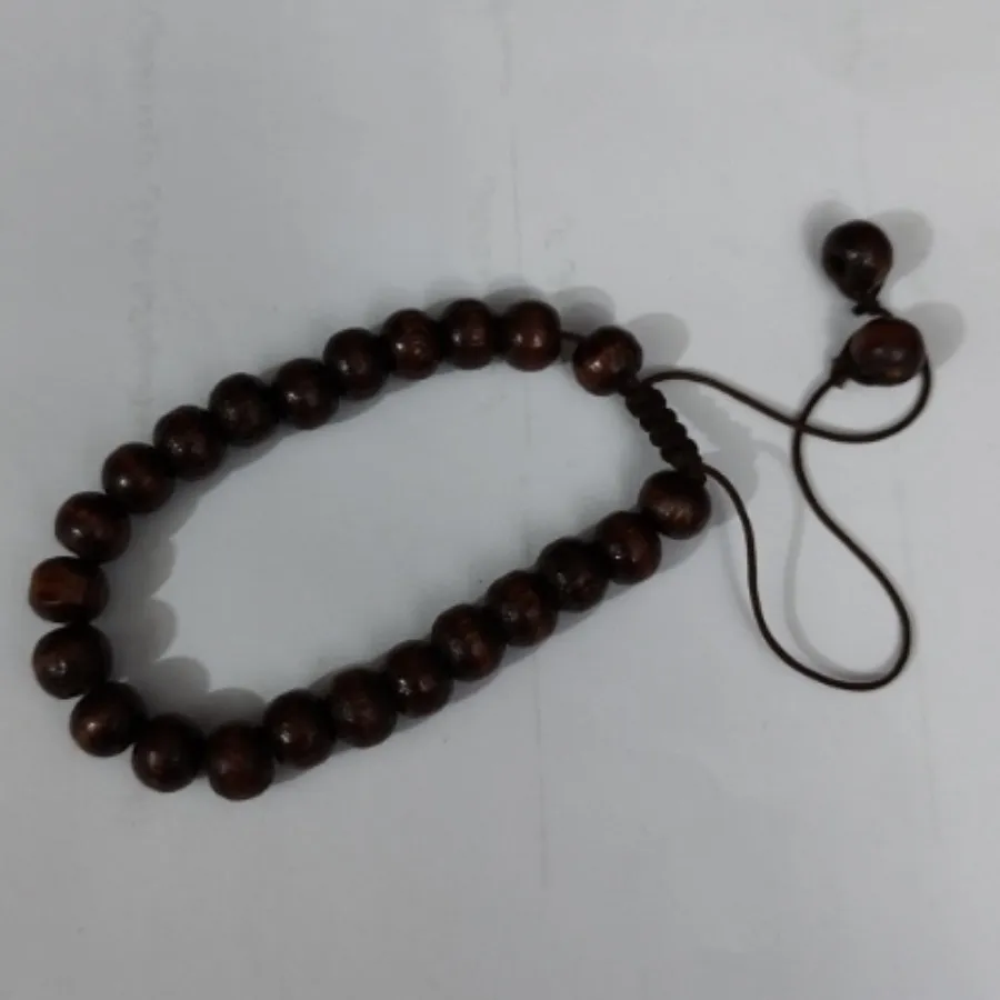 دستبند بامهره های چوبی