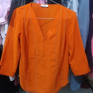 شومیز مجلسی نارنجی