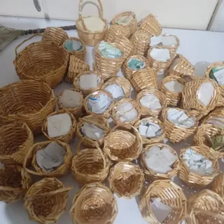 گلدان سبدی شصتی