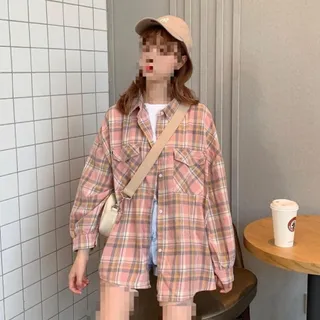 شومیز چهارخونه Shein