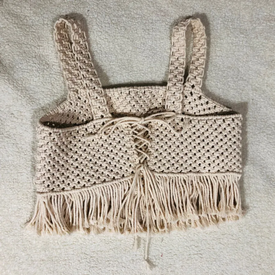 کراپ تاپ و شلوار مکرمه