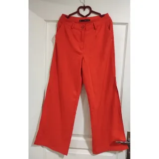 شلوار کرپ نازنجی