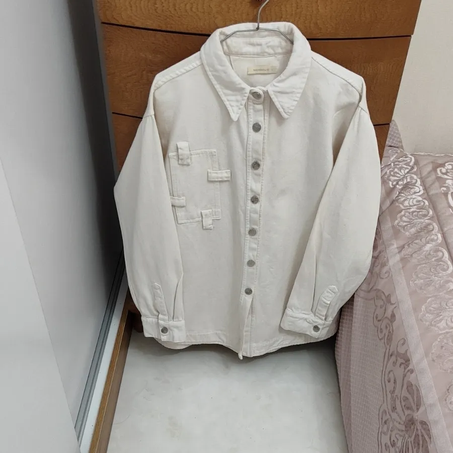 مانتو یا کت جین سفید