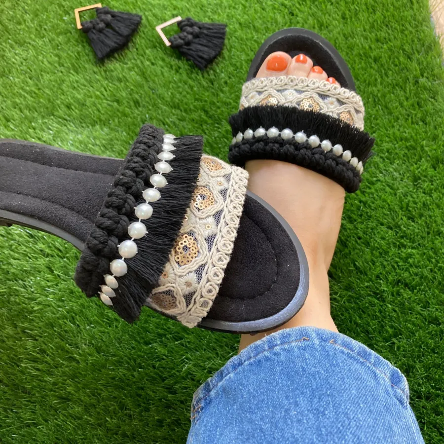 صندل مکرومه