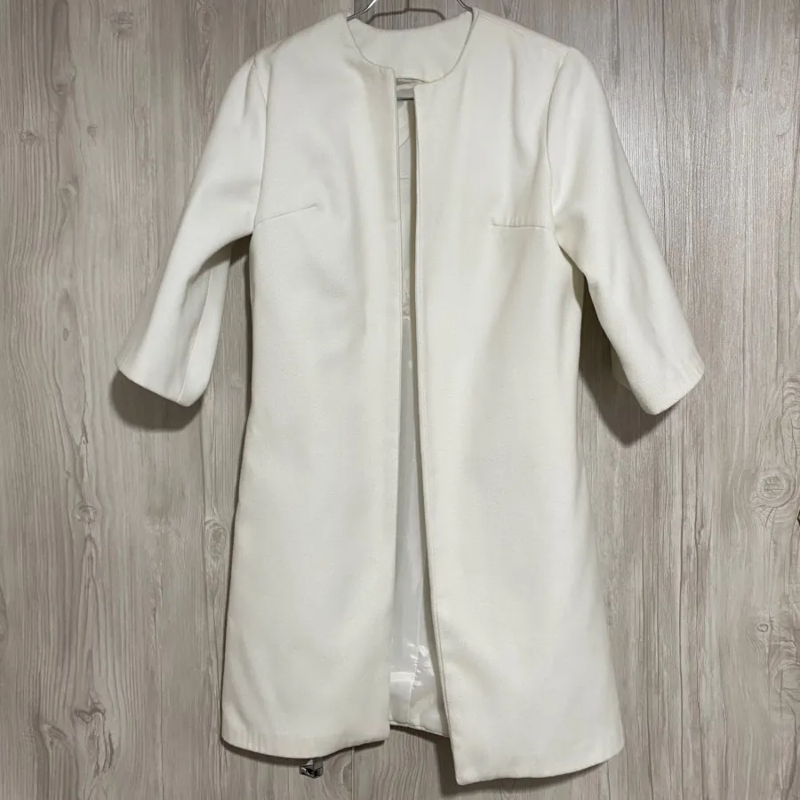 پالتو فوتر آستردار سفید