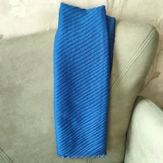 شال نخی آبی