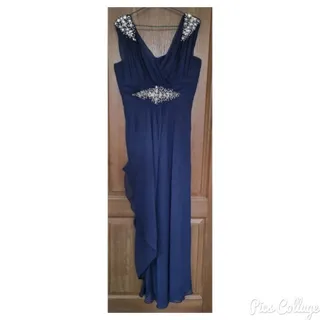 پیراهن مجلسی سورمه ای