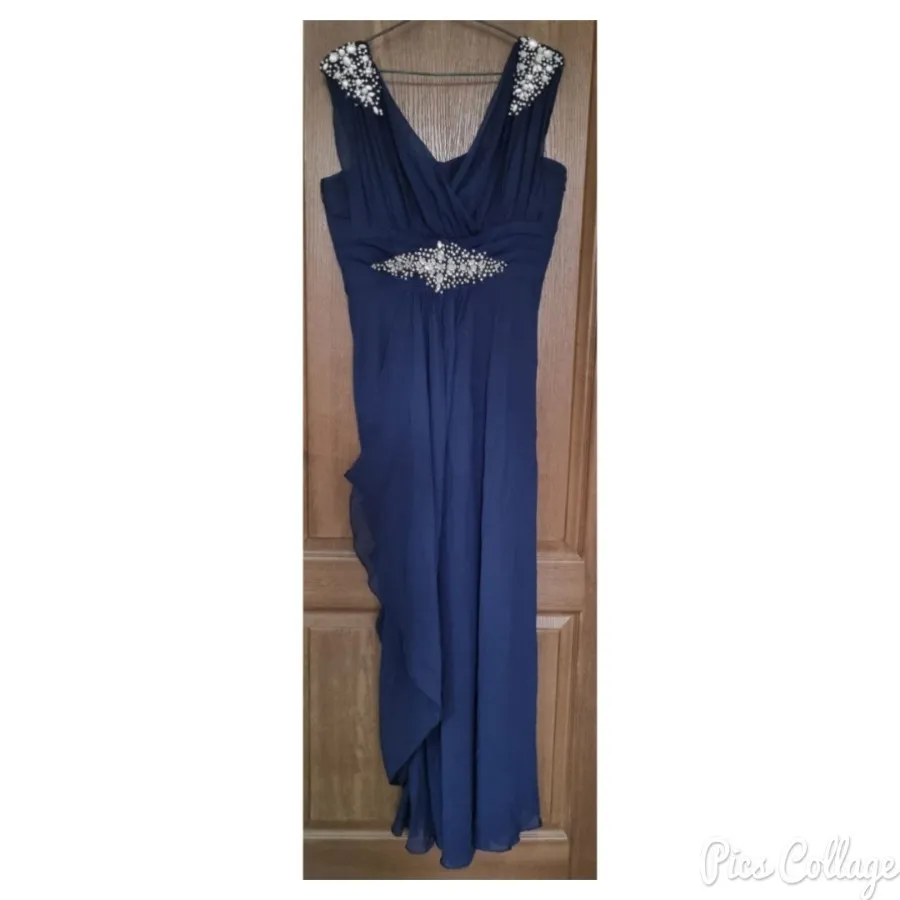 پیراهن مجلسی سورمه ای