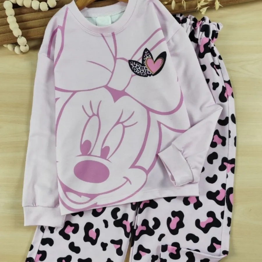 بلوز و شلوار دیزنی پلنگی