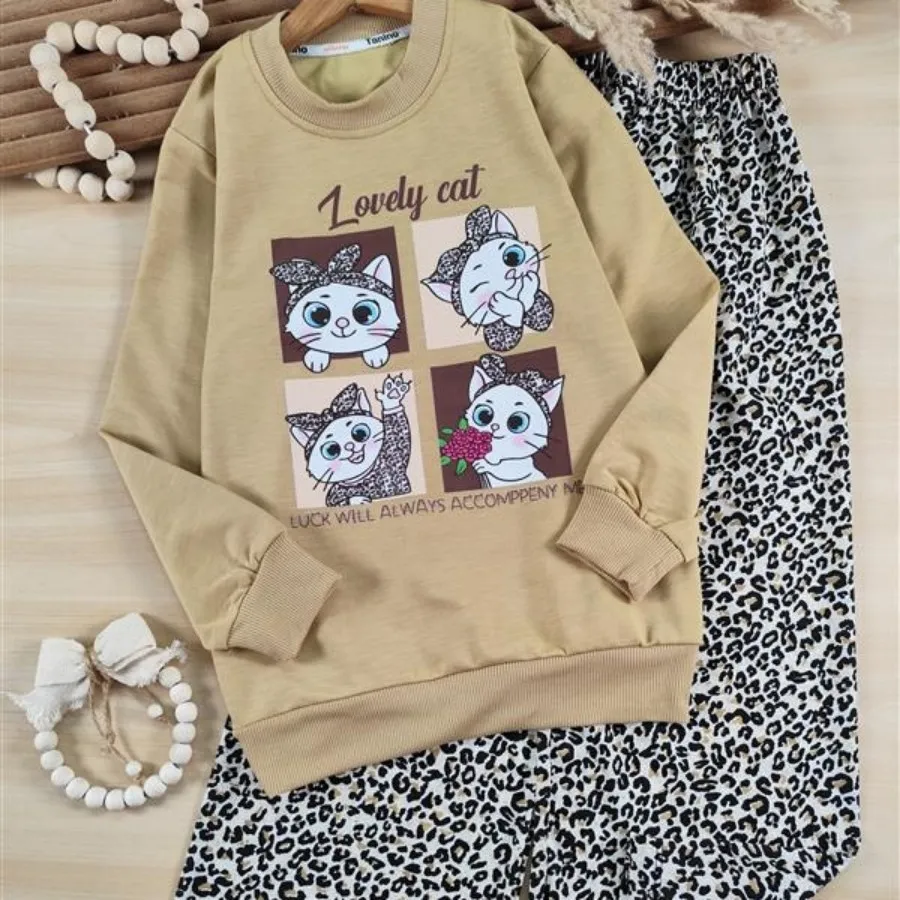 بلوز و شلوار گربه پلنگی