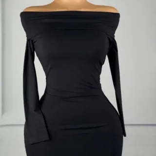 پیراهن یقه قایقی