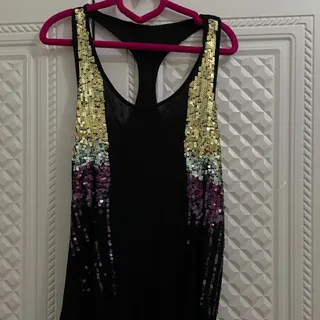 تاپ زنانه خارجی پولکدوزی