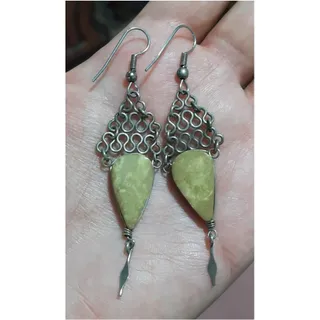 گوشواره سنگ طبیعی