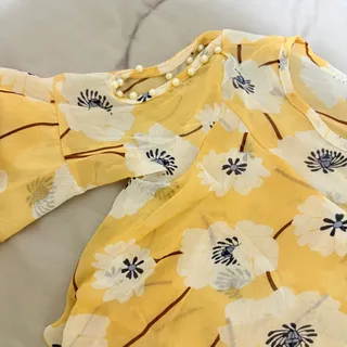 شومیز حریر مرواریدی