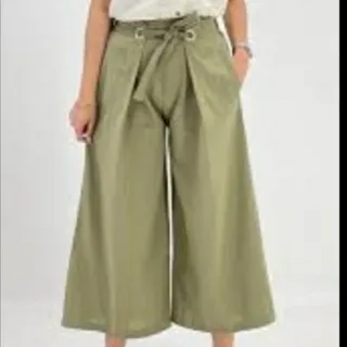 شلوار دامنی نخی