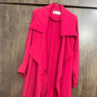 مانتو بلند سرخابی